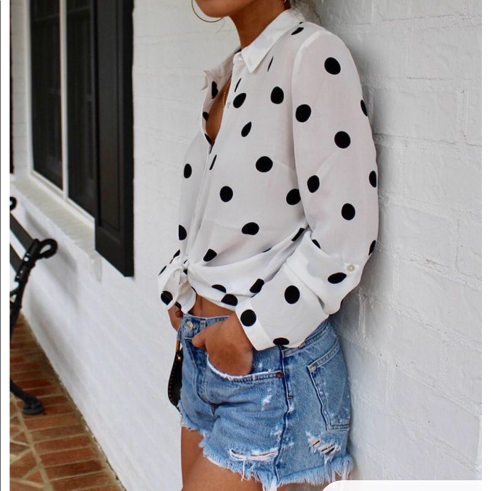 Polka Dot Blouse